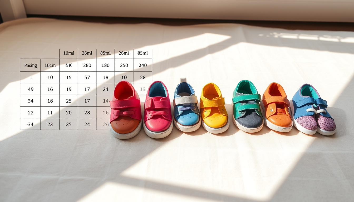 Kids Shoe Size Chart - UK EU CM Toddler Guide - Public Ledger